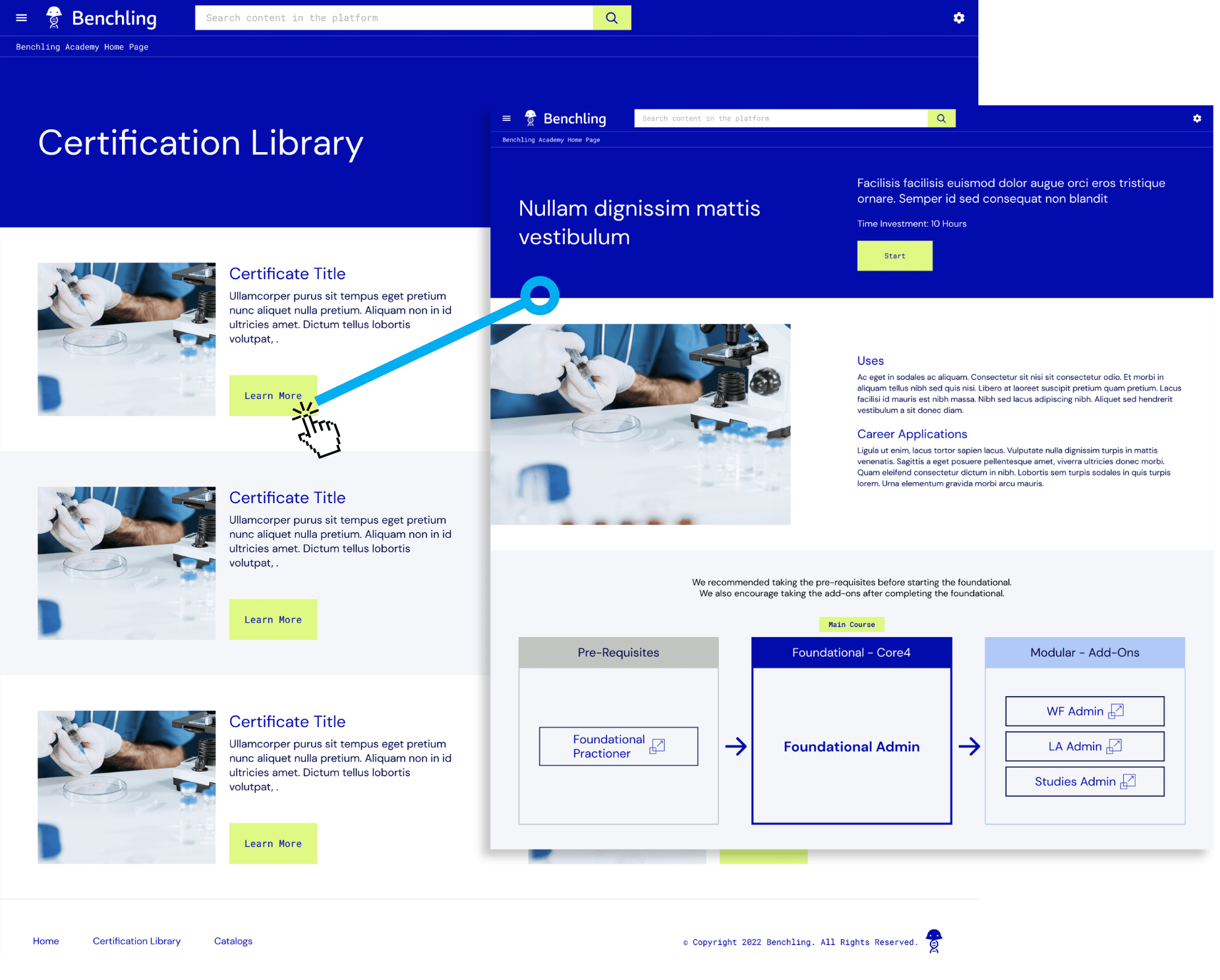 Benchling Custom Home Page